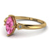 Marquise Pink Moissanite Geometrical Engagement Ring - Reese No. 801